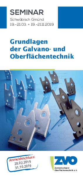ZVO Introductory Seminar on Electroplating and Surface Treatment Technology